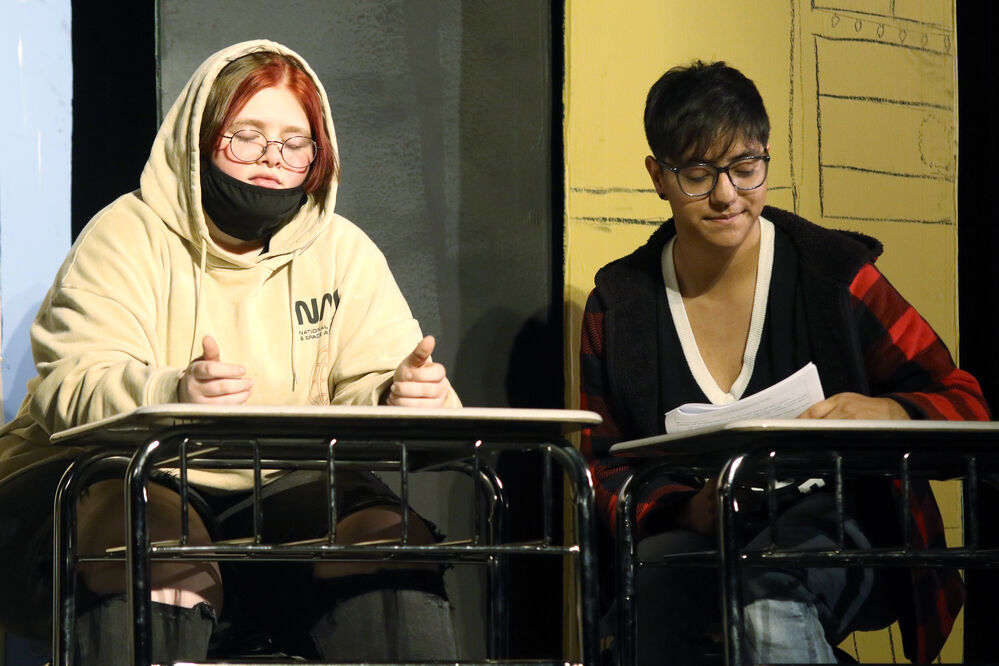 Studying hard or hardly studying: Snapshots from Gering's one act play